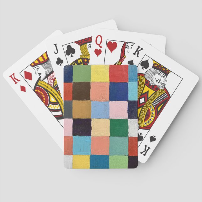 Playing Cards in Funky Squares (Back)