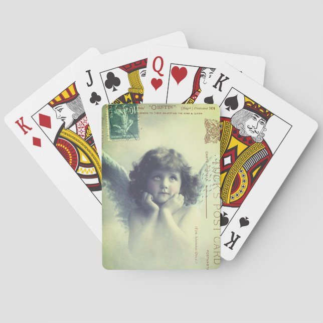 PLAYING CARDS JAPANESE RABBIT AND MOON (Back)