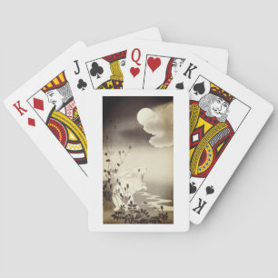 PLAYING CARDS JAPANESE RABBIT AND MOON