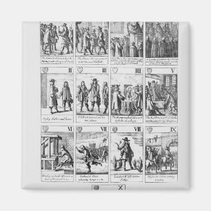 Playing cards magnet