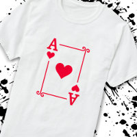Playing Cards - Matching Hearts Card Suits - Ace
