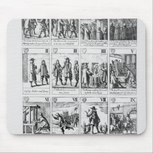 Playing cards mouse pad