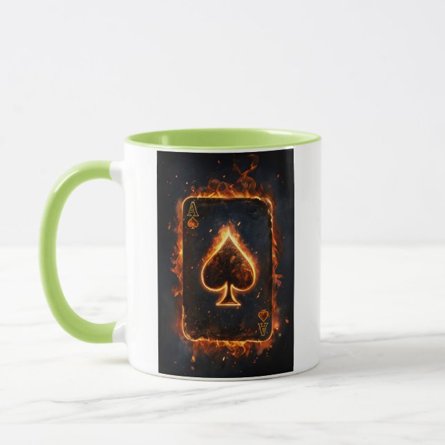 Playing cards. mug (Left)