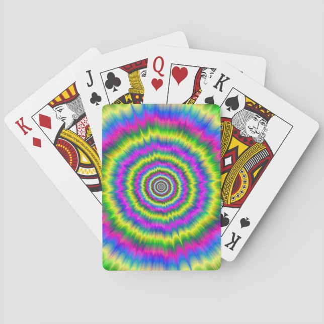 Playing Cards  Neon Explosion (Back)