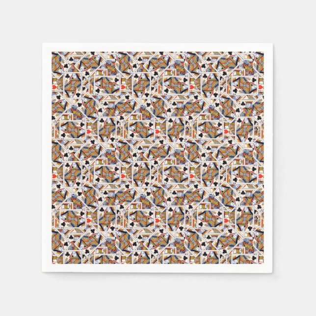 Playing cards Paper Napkin (Front)