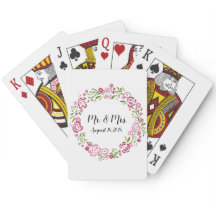 Playing Cards Personalized Wedding Favor