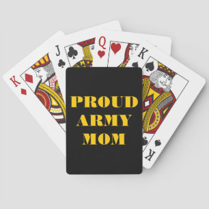 Playing Cards Proud Army Mom