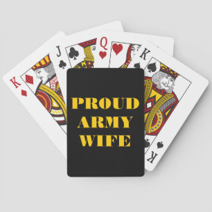 Playing Cards Proud Army Wife