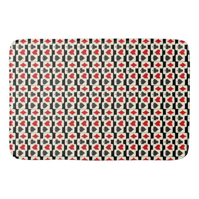 Playing Cards Quartet Bath Mat (Front)