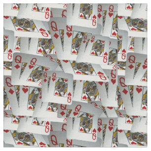 Playing Cards Queens, Fabric