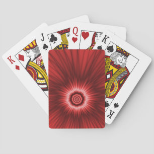 Playing Cards Red Explosion
