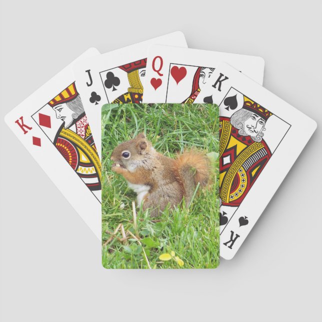 Playing Cards, Red Squirrel Theme Playing Cards (Back)