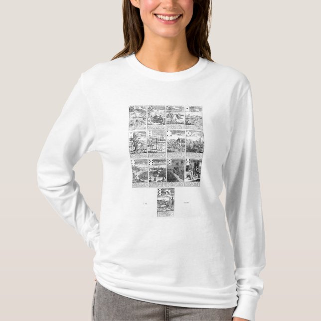 Playing cards satirizing "bubble" ventures T-Shirt (Front)