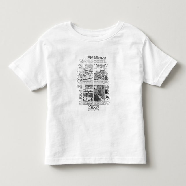Playing cards satirizing "bubble" ventures toddler t-shirt (Front)
