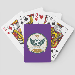 Playing Cards - Soccer  - Personalized - Add Name