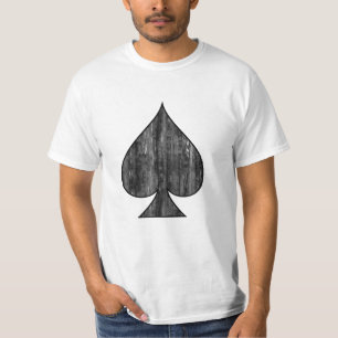 Playing Cards Spade Icon T-Shirt