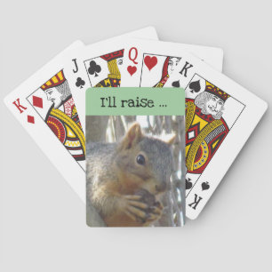 Playing cards - Squirrel with Nut
