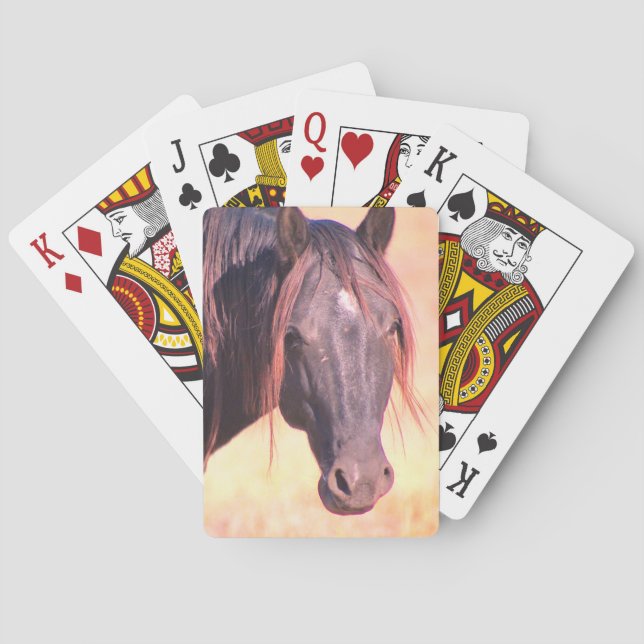 PLAYING CARDS, STANDARD INDEX, WILD HORSES OF UTAH PLAYING CARDS (Back)