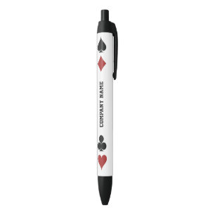 Playing Cards Symbols  Black Ink Pen