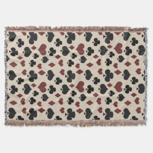 Playing Cards Throw Blanket