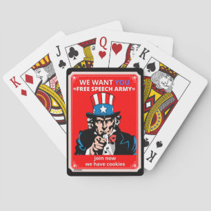 playing cards "UNCLE SAM"