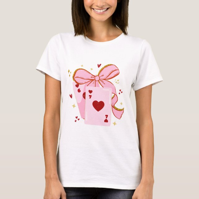 Playing Cards Valentine 6 7 shirt, valentine shirt (Front)