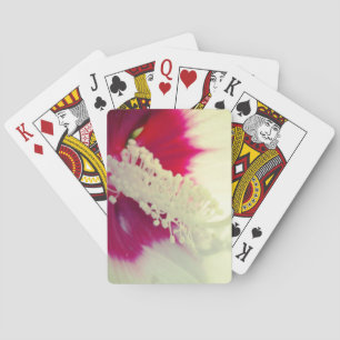 Playing Cards White flowe Detail