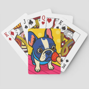 Playing cards with a perfect pop-up playing card c