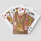 Playing Cards with Bright Rabbit Design