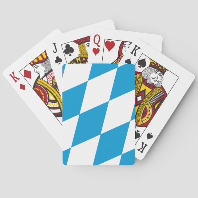 Playing Cards with flag of Bavaria (Back)