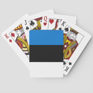 Playing Cards with flag of Estonia