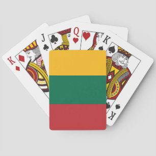 Playing Cards with flag of Lithuania