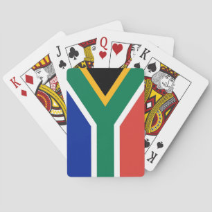 Playing Cards with Flag of South Africa
