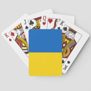 Playing Cards with flag of Ukraine