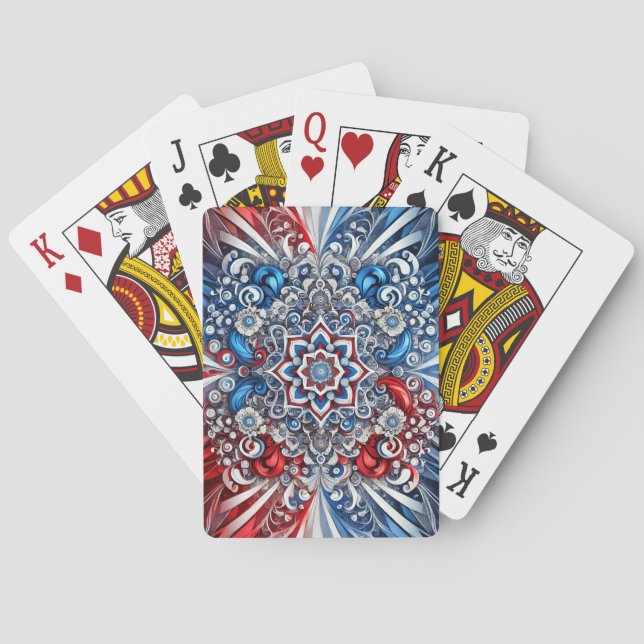 Playing Cards with French Colours (Back)