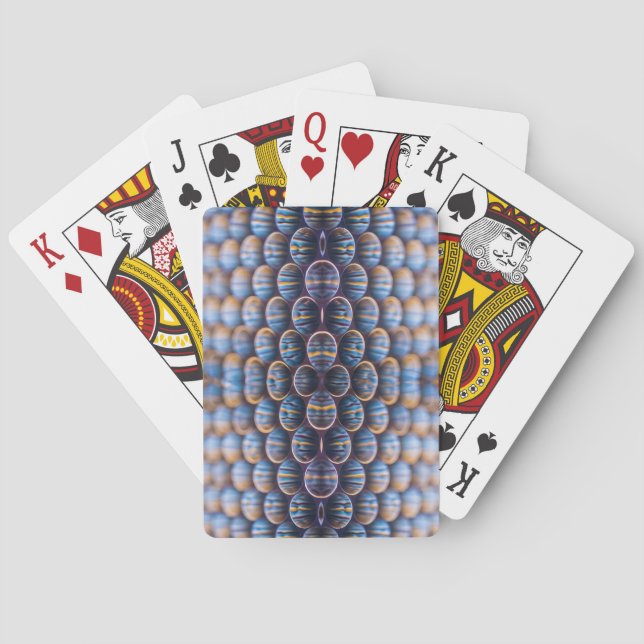 Playing Cards with front image of honeycomb (Back)