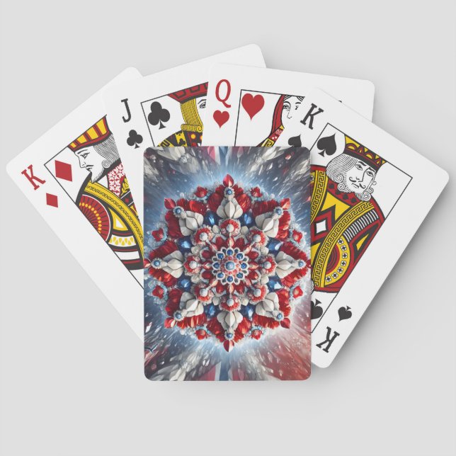Playing Cards with Norwegian Colours (Back)