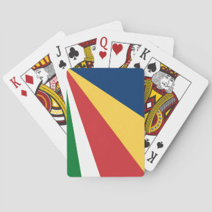 Playing Cards with Seychelles Colours