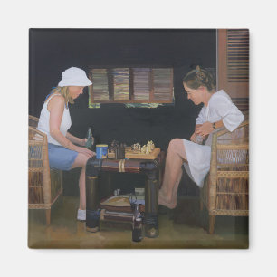 Playing Chess at Goldeneye Magnet