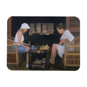 Playing Chess at Goldeneye Magnet