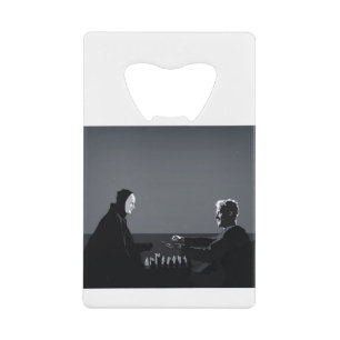 Playing Chess With Death Credit Card Bottle Opener