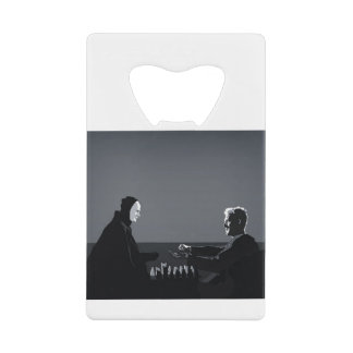 Playing Chess With Death Credit Card Bottle Opener