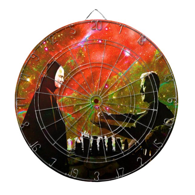 Playing Chess with Death Dartboard (Front)