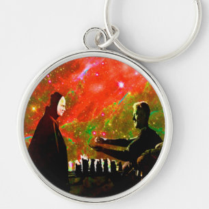 Playing Chess with Death Keychain