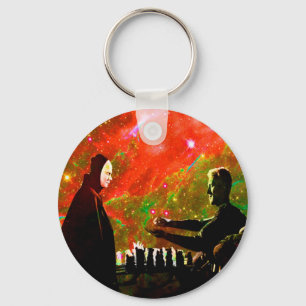 Playing Chess with Death Keychain