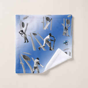 Playing Cricket, Washcloth Wash Cloth