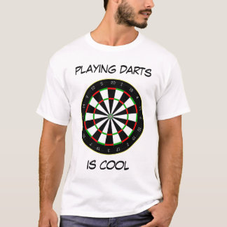 Playing Darts Is Cool Customizable T-Shirt