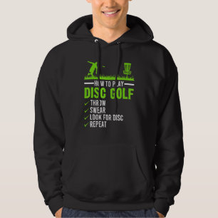 Playing Disc Golf Frisbee Disc Golfer Humour Golfi Hoodie
