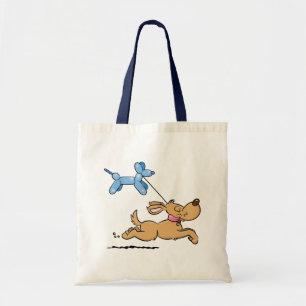 Playing Dog Tote Bag