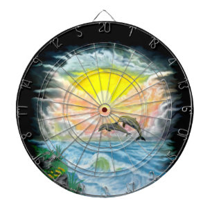 Playing Dolphins in the Sunshine Dartboard